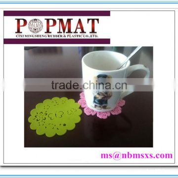 Factory supply promotional cheap pvc plastic coaster