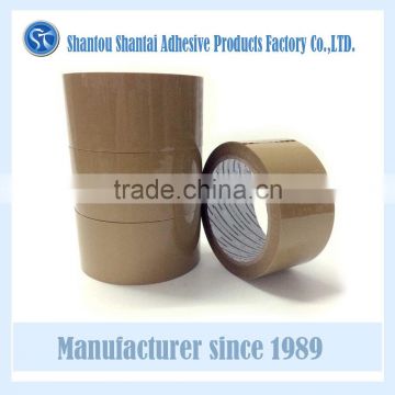 Water based pressure sensitive coffee color sealing tape brown color