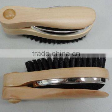 wooden clothes lint brush