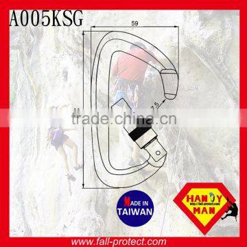 Aluminum Mountaineering Climbing Screw Lock Carabiner With 25KN photo-2