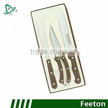 4pcs knife set in window box