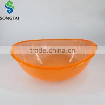 colour transparent plastic snacks bowl