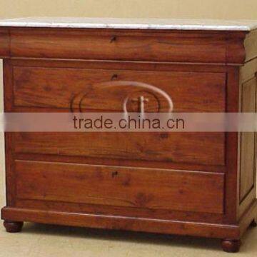 TOFY CHEST OF 4 DRAWERS MARBLE TOP