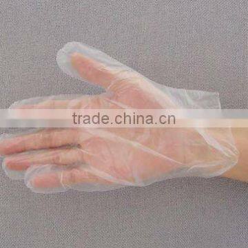 Disposable Plastic HDPE Transparent PE Gloves S M L photo-2