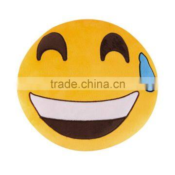 Soft Emoji Smiley Emoticon Yellow Round Cushion Pillow Stuffed Plush Toy Doll Christmas Present New photo-6