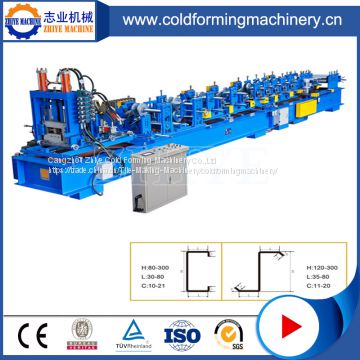 C Or Z Adjustable Purlin Forming Machine