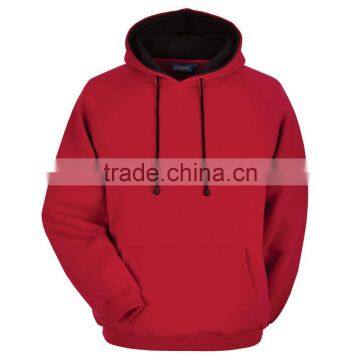 Customized plain pullover hoodie for men and women / high quality blank hoodies