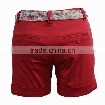 Fashion Designer Women Clothes Manufacturer 100% Cotton Ladies Shorts photo-2