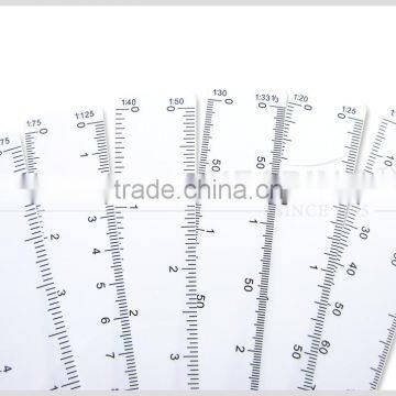 Factory Wholesale Architect's Scale Ruler With 5 Pcs Scales Flexible Rulers #8500-6 photo-3