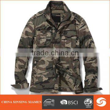 Hot sale pure cotton heavy washed men woodland jacket