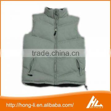 Popular latest design lightweight sleeveless winter warm down vest with hood wholesale