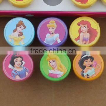 Kids Stamp Princess Cartoon Stamp Children Custom Plastic Rubber Self Inking Stampers Toys 60pcs/lot photo-2