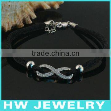 2013 infinity bracelet wholesale, cubic zirconia fashion bracelet