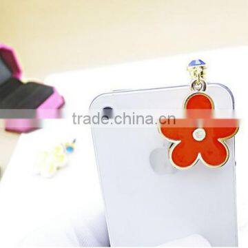Cellphone Accessories Customized Designs Flower Earphone Plug Mobile Phone Anti Dust Plug photo-6