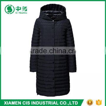 New Stylish Warmful Ultralight Ladies Long Down Filled Jacket for the Winter photo-4