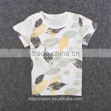 High Quality Baby Boy Clothes Cotton T-shirt White Many Designs T-shirt Printing photo-3