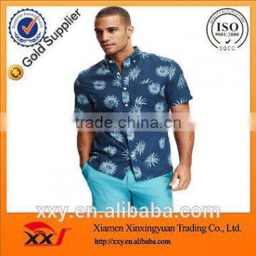 wholesale clothing fashion slim fit patterned custom shirt for men fancy design men shirt