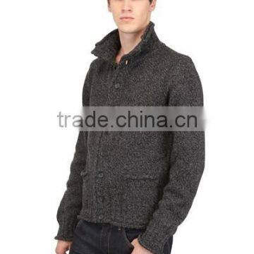High Quality Hot Sell Man Heavy Knit Cardigan photo-3