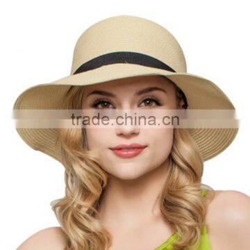 zm40593b summer new fashion simple design women staw sun visor hat