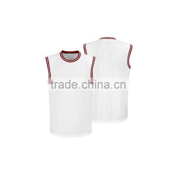 Plain white basketball jersey MAN BASKETBALL JERSEY