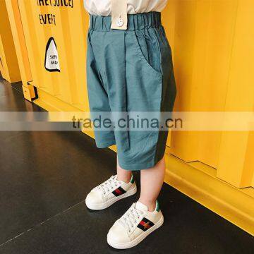 S16956A Summer 2017 New Children Clothes Cotton Kids Suspender Pants photo-6