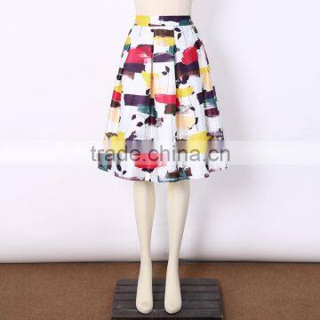 Z&M Ladies Short Skirt Designs Skater Skirt African Long Skirt photo-2