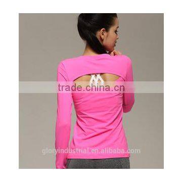 Long Sleeve Backless Yoga Wear Wholesale photo-2