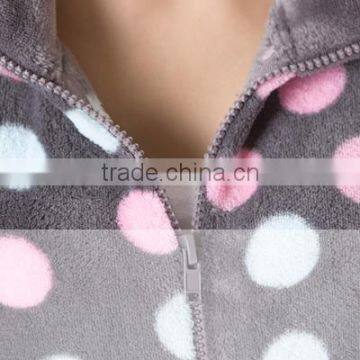 Sexy Coral Floral Robe for Women photo-3