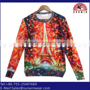 Olive Green Raglan Sleeve Crewneck Wholesale Hoodies photo-4