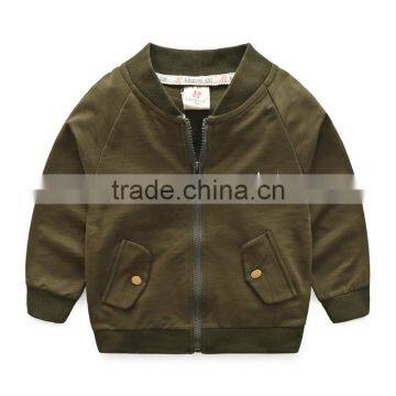 100% Cotton Zipper Boys Coat Kids Clothes Children photo-3