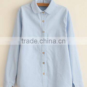 Blank cotton shirt cotton shirt elegant for women