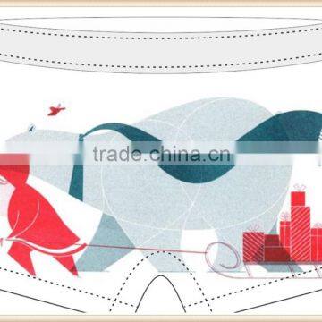 Christmas 88% Polyester 12%Elastic Waist FULL SUPPORT Boxer Shorts, Athletic-cut, Men Underwear Men's Boxer photo-2