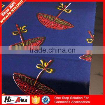 hi-ana fabric2 Strict QC 100% customized LOGO printed african fabric wholesale