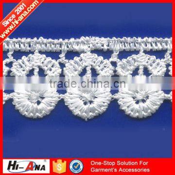 African Cord Lace Manufacture,guipure Lace Top,fancy Polyester Lace Trim Exporter photo-2