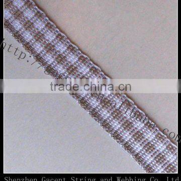 checked plaid gingham ribbon,plaid ribbon wired,weaving ribbon