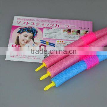 SOFT FOAM BENDY HAIR CURLER ROLLERS FOR SEXY HAIR 12pcs/set Soft Foam Anion Bendy Sponge Hair Rollers Curlers Cling photo-4