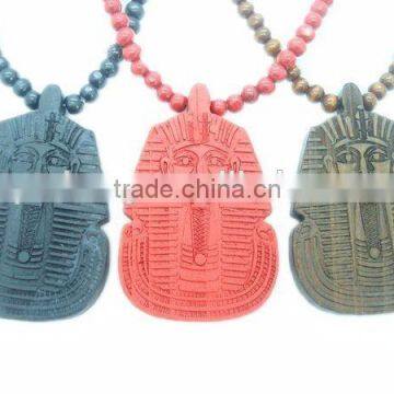 cheap custom wood bead necklaces