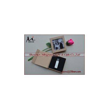 Wedding Fabric Linen DVD USB Case photo-3