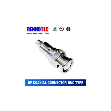 75ohm bnc plug male connector for cables, bnc adapter with low price, bnc plug to rca plug, cable rca