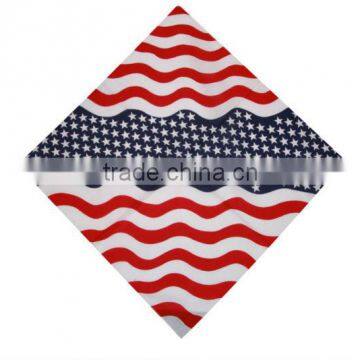 Polyester Microfiber Multifunctional Seamless Tube Bandana 100% cotton printed bandana