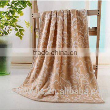 Wholesale 100%cotton Yarn-dyed jacquard bath towel towels