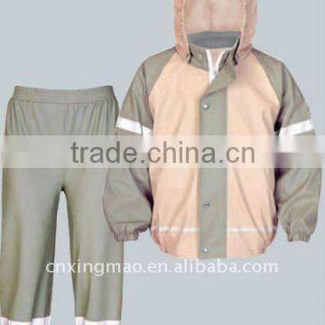 PS825 PU Kids Rain suit