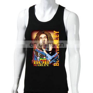 BOB MARLEY custom gym singlets,gym singlets for men