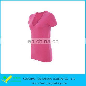 Wholesale Custom Blank T Shirts 100% Ringspun Cotton For Yough Lady