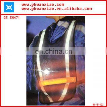 factory custom made light mesh led tubes flashing led running vest