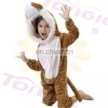 New Design 100% Poyester Children's Tigger Cosplay Costume Onesie Animal Jumpsuit photo-2