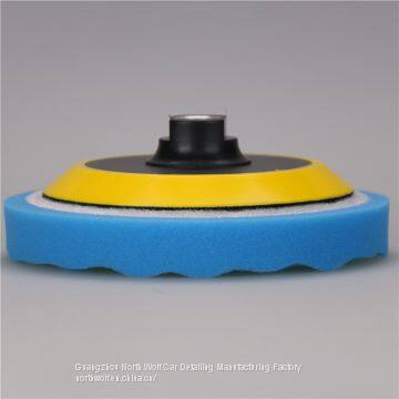 Car Care Cleaning Sponge Flat Foam Pad Wave for Finishing photo-4