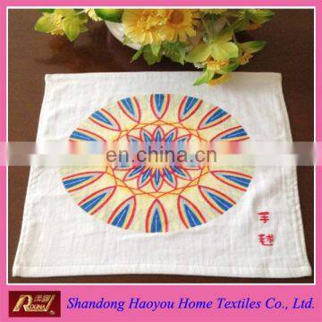 fine workmanship jacquard hand towel 100% cotton with long performance life