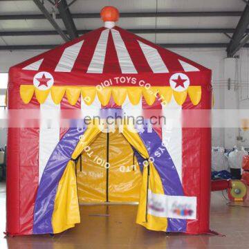 QIQI Inflatable roof top circus secrent mini inflatable tent for kids party