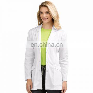 100%cotton or Polyester Cotton Hospital Nurse Uniform/ Lab Coat